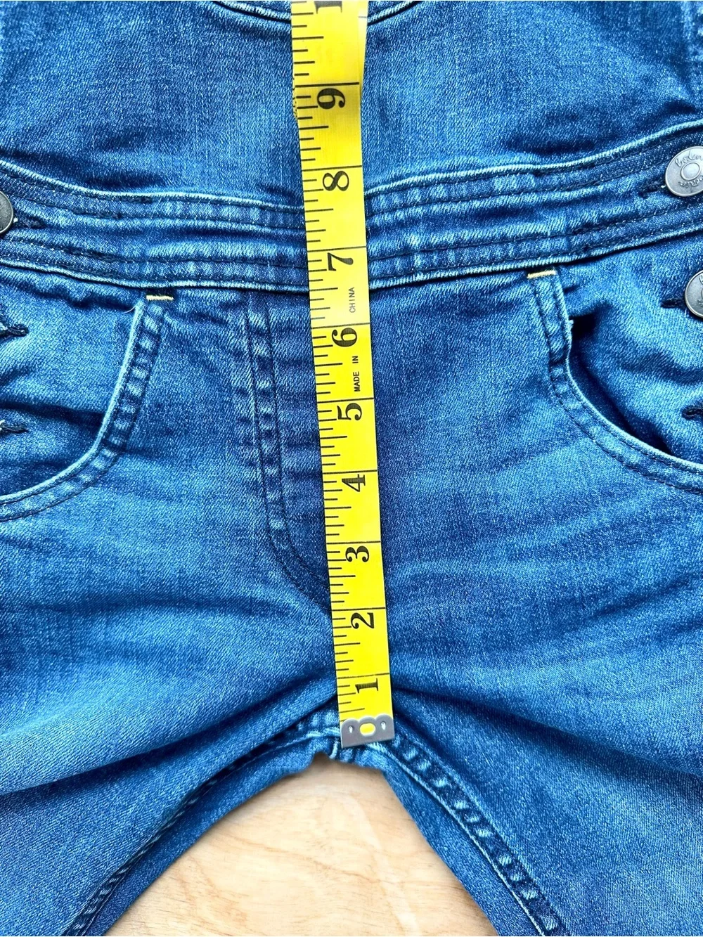 Boden Girls Denim Skinny Overalls Dungarees Size 7-8Y 128 Adjustable Straps